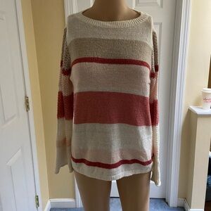 LOFT striped sweater size small